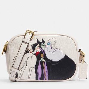 Disney X Coach Mini Jamie Camera Bag With Villains Motif